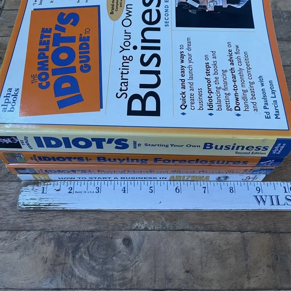 Buying Foreclosures Start Your Own Business Making Money Book Lot of 4